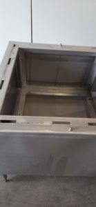 Bac en inox avec double peau isolé